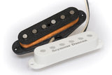 Seymour Duncan Vintage Flat SSL-2 top cover off BW photo