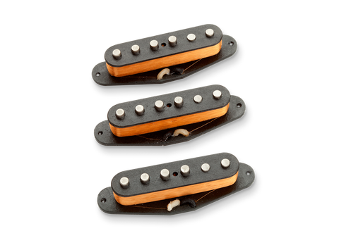 Seymour Duncan Alnico II Pro Staggered APS-1 single coils Calibrated Set Right (standard) 11204-01-Cset Top, SD photo