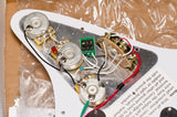 DiMarzio_Area_Loaded_Pickguard_White_Back_Solderless_closeup BW photo