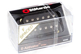 DiMarzio D Activator Bridge Black DP220 Box-top BW photo