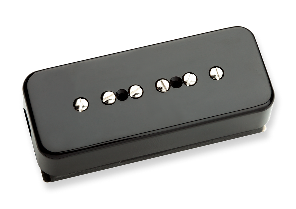 Seymour Duncan P-90 Stack STK-P1 P90 Black Bridge 11302-14-Bc Top, SD photo