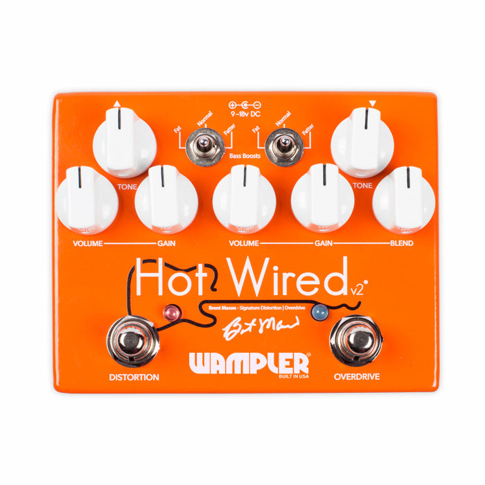 Wampler Hot Wired Brent Mason Signature Pedal, V2